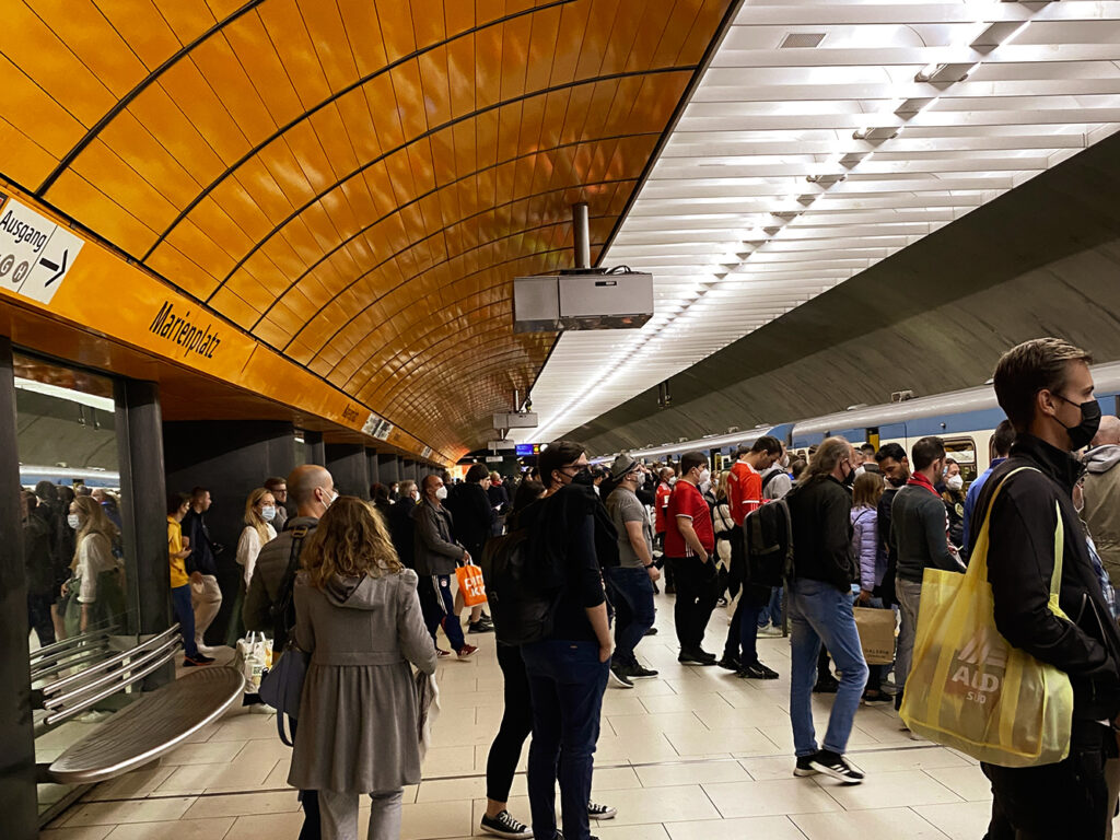 Remote Workring in Munich - Marieplatz station