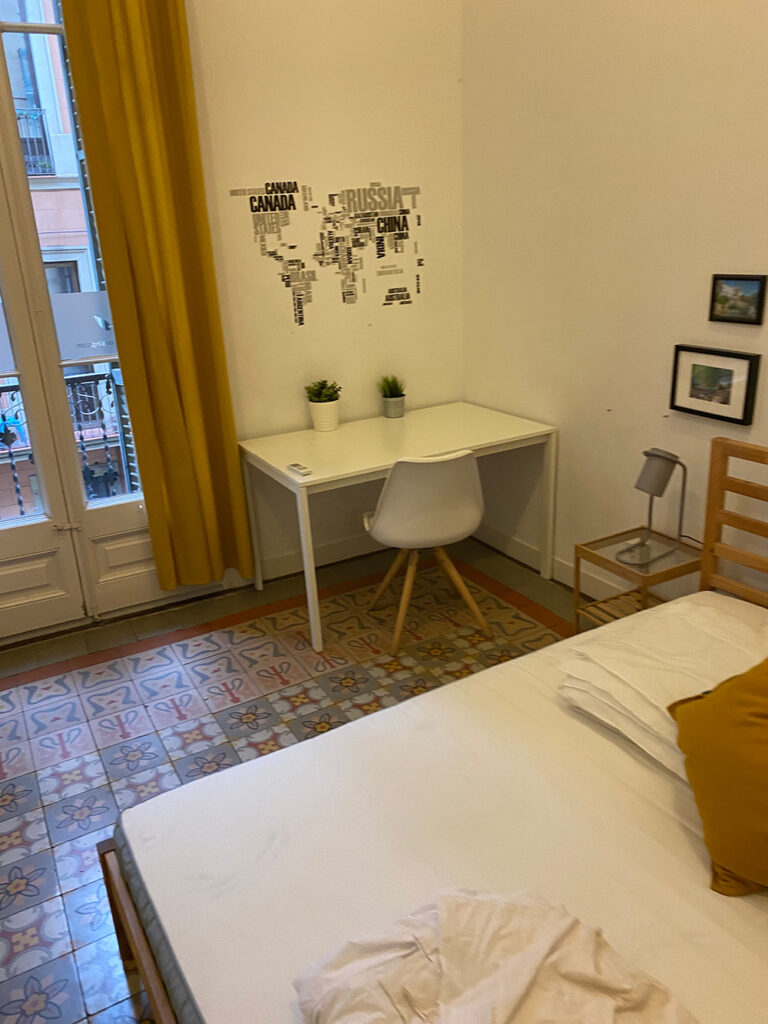 Digital nomad in Barcelona - my accommodation 