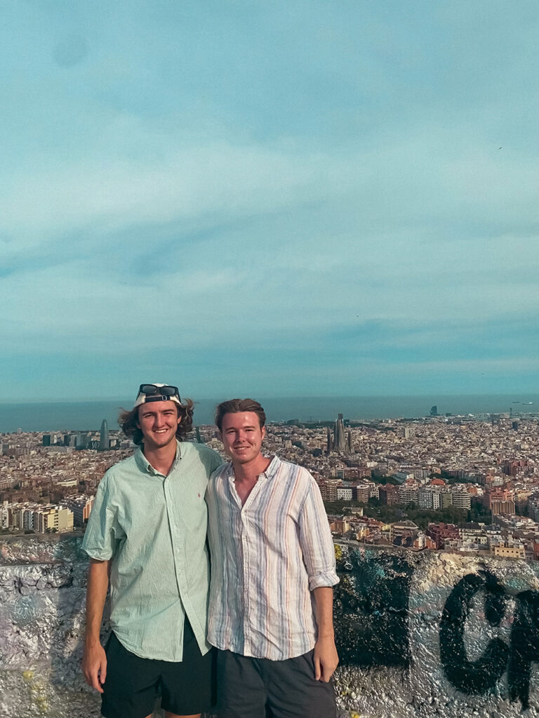 Me and my Brother in Barcelona 